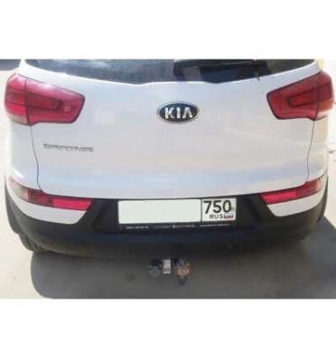 Фаркоп для Kia Sportage III 2010-2015 съемный крюк на двух болтах 2000кг Автос