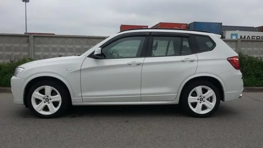 Дефлекторы окон (ветровики) BMW X3 (F25) 2010 (БМВ Ф25) Кобра Тюнинг