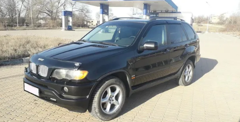 Дефлекторы окон (ветровики) BMW X5 (E53) 2000-2006"EuroStandard" (БМВ Е53) Кобра Тюнинг